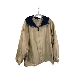B H Bass & Co Men’s Hooded Shacket Tan Size Large